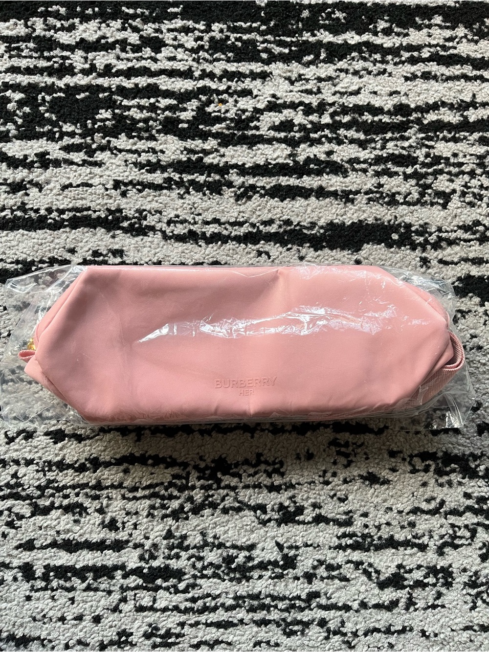 Burberry Pink Leather Cosmetic Case